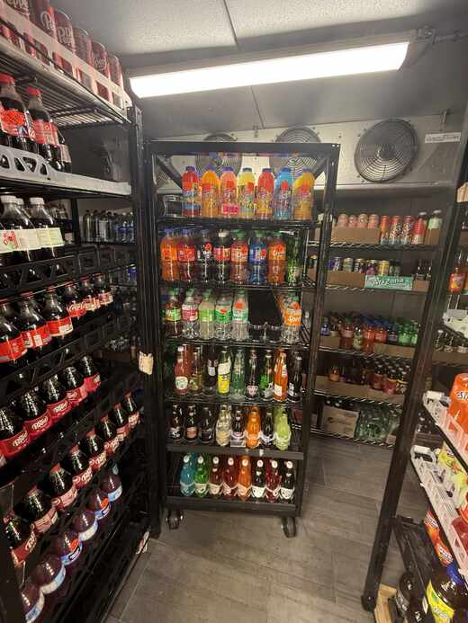 Backroom beverage shelving reference